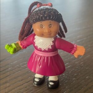 Vintage Cabbage Patch Kids CPK Doll with Pink Dress and Gift Holiday Doll